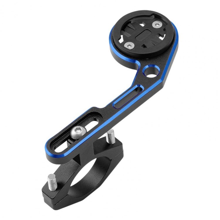 

BG-2112 Fahrrad Computer Mount Road Fahrrad Radfahren Computerhalter Bike Stamm Verlängerung Halter Für Gaemin / Bryton / Katzenauge / Igs - Schwarz+blau