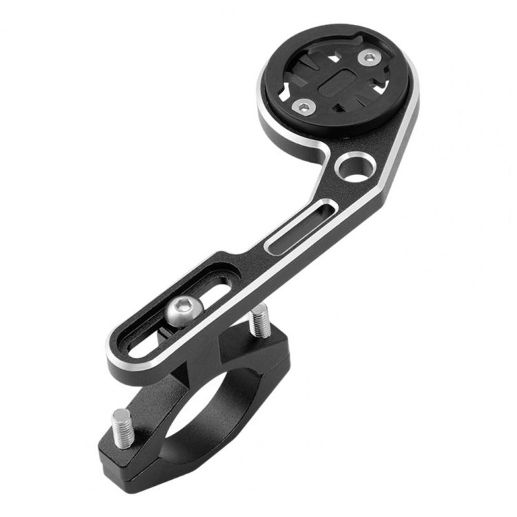 

BG-2112 Fahrrad Computer Mount Road Fahrrad Radfahren Computerhalter Bike Stamm Verlängerung Halter Für Gaemin / Bryton / Katzenauge / Igs - Schwarz+silber