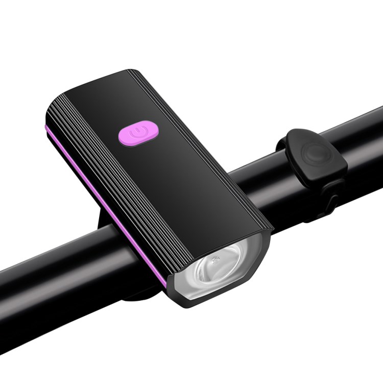 

BG-1911 LED Bike Horn Light 800mAh USB Wiederaufladbare Fahrradfahrradfahrzeuge - Rosa
