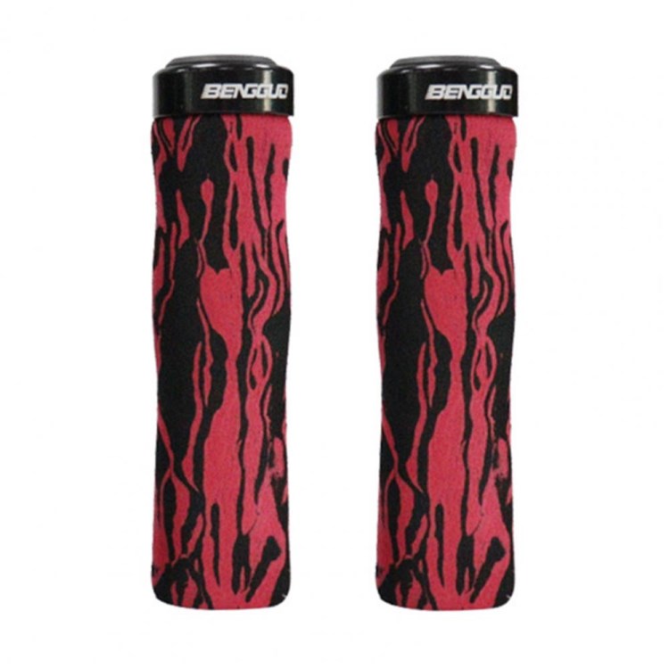 

Bengguo BG-5307 1 Paar Mountainbike-lenkergriffe Hohe Dichte Schwamm Fahrradfahrraddecke - Schwarz / Rot