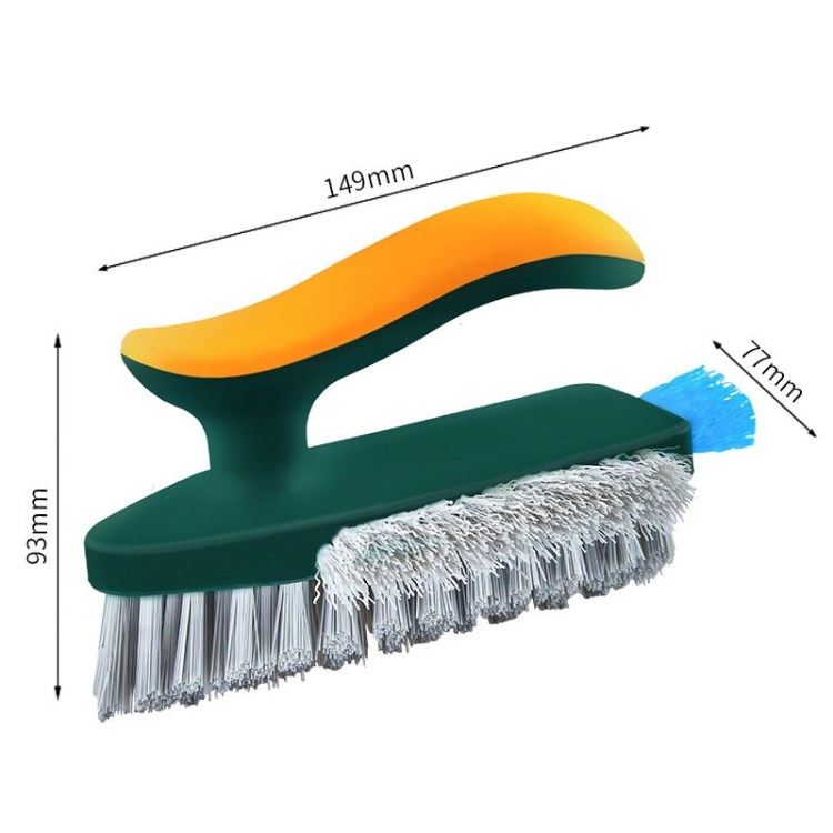 

Crevice Brush Multifunctional Bathroom Floor Seam Corner Cleaning Brush - Green