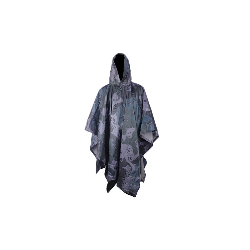 

3-in-1-regenmantel-tarn-regenmantel Poncho-markise-picknickmatte Zum Camping Wandern - Amerika Tarnung / Einheitsgröße