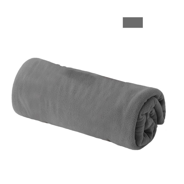 

100x150 cm Yogadecke Tragbare Warmreisen Camping Fitness Matte - Grau