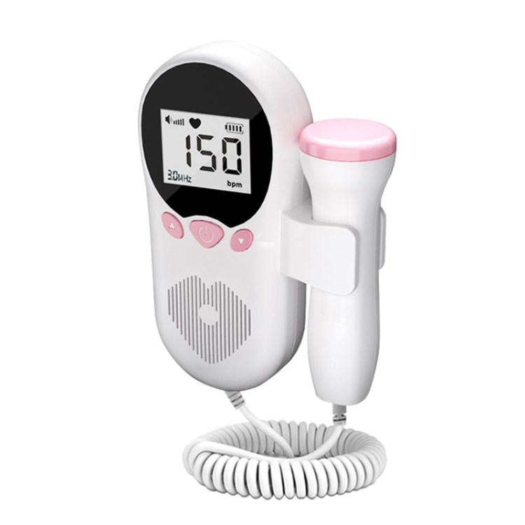 

Schwangere Frauen Fetale Herzfrequenzmesser Doppler Baby Herzmonitorgerät - Weiss