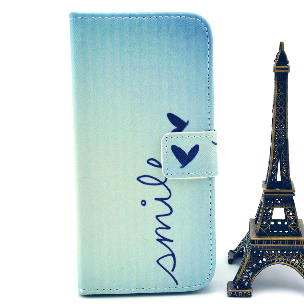 

Сердце & Smile Smok Stand Card Slot Leather Shell Для Iphone 6s 6 4,7 Дюйма, iPhone 6 4.7-inch