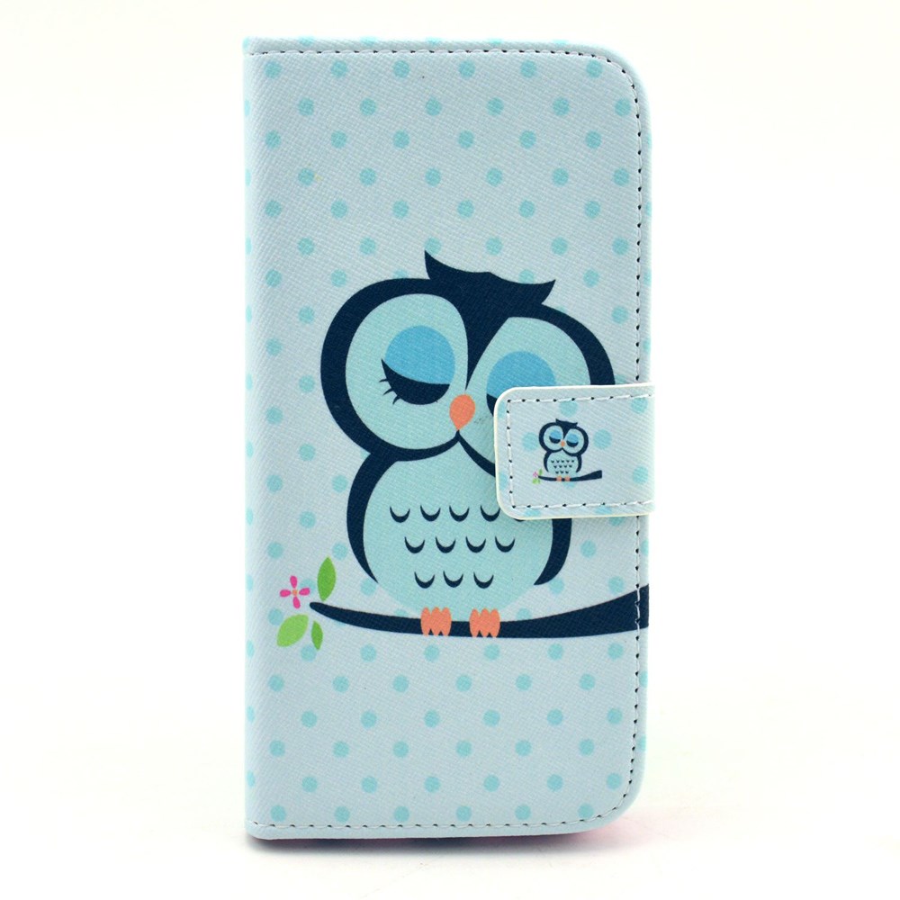 

Magnetic Folio PU Leather Stand Case for iPhone 6 6s 4.7 inch - Owl on Branch Pattern, iPhone 6 4.7-inch