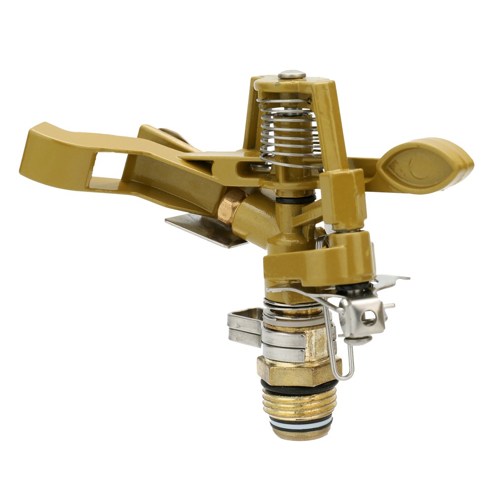 

4 Inches Rotate of 360 Degree Spray Nozzle Connector Water Sprinkler - Gold