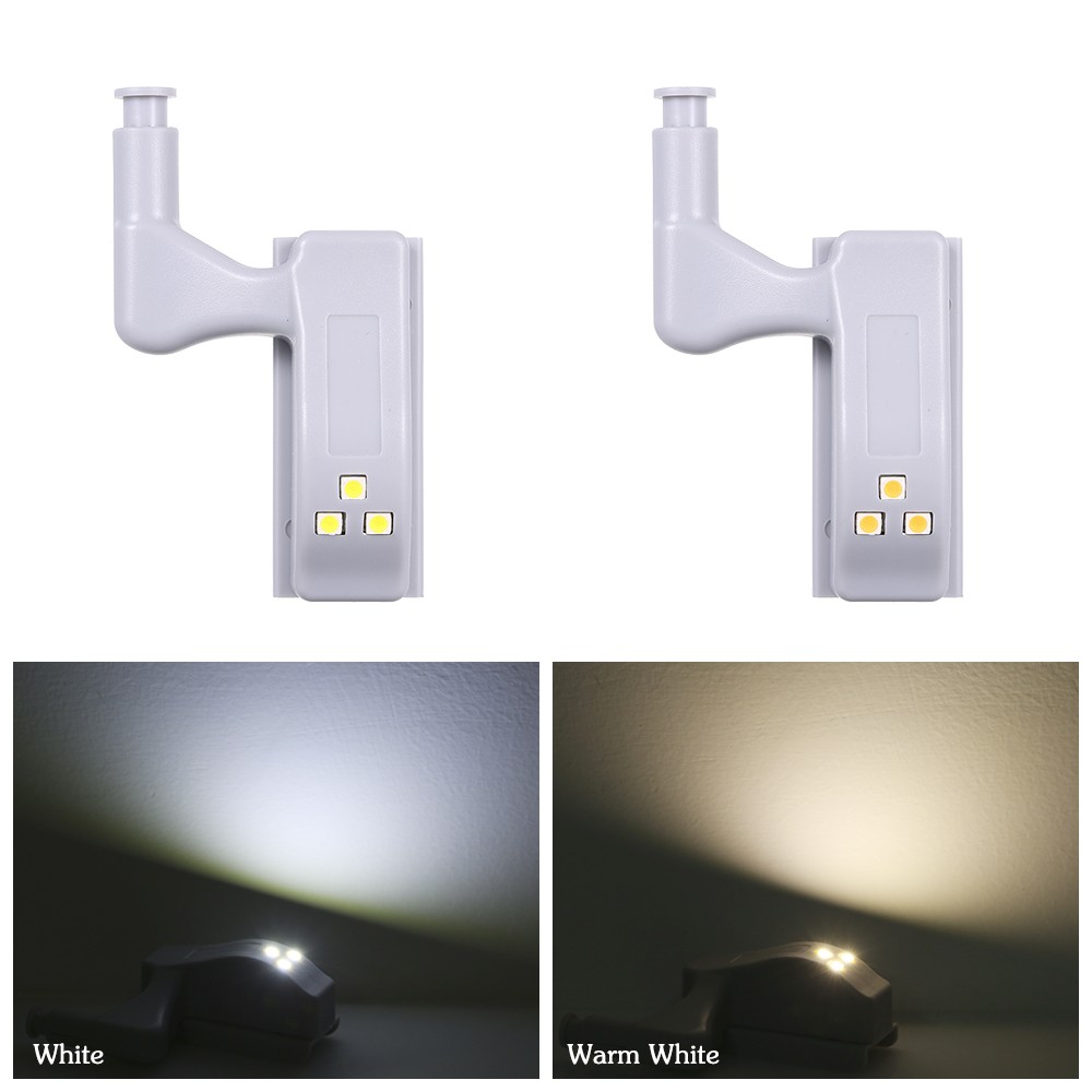 

LED Sensor Hinge Light Cabinet Lamp - 1Pcs/Warm White