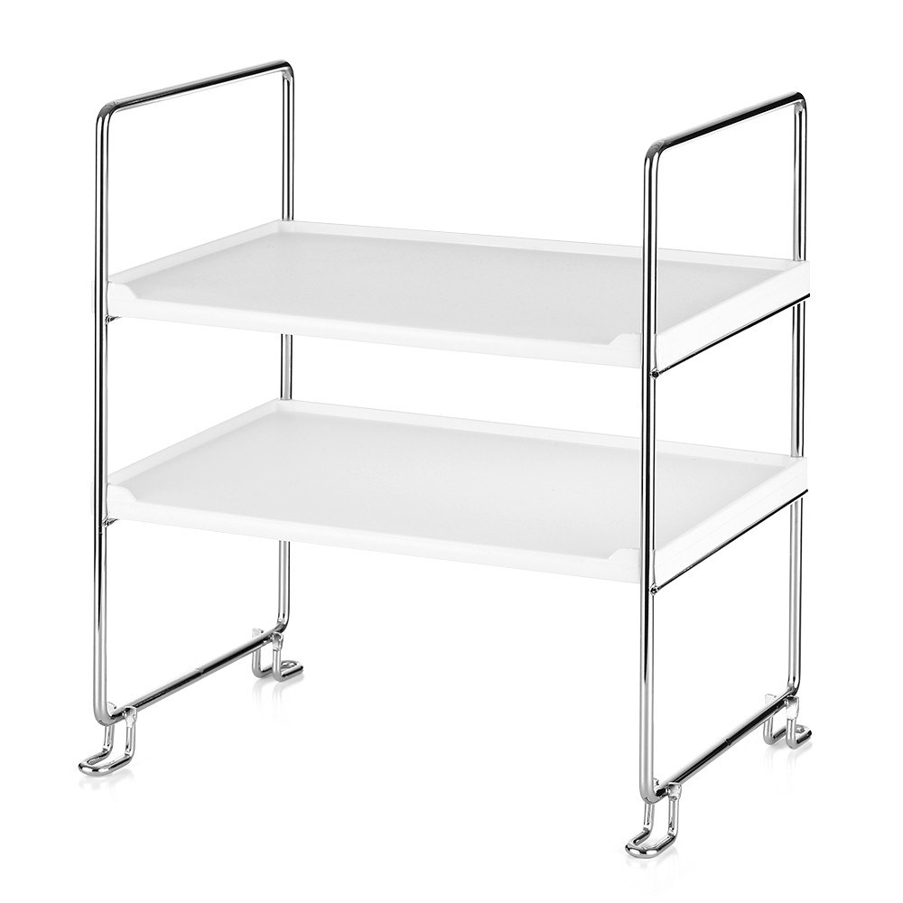 

Полка Для Хранения Кухни 2-уровня Freestanding Staterable Организаторская Полка