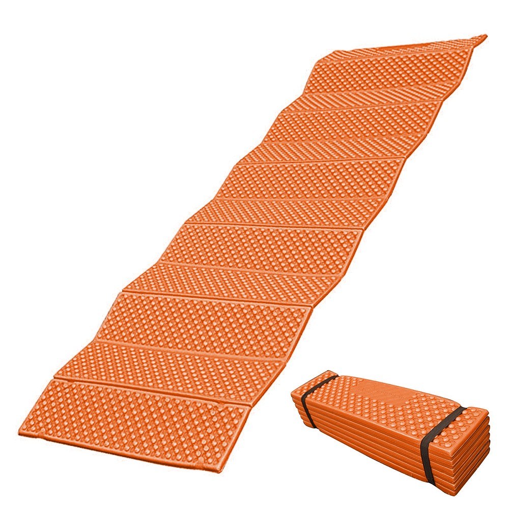 

190x57cm Camping Matte Schlafklapppolster Rucksack Sitzendes XPE -kissen -sitzpad Für Camping -wanderpicknick - Orange