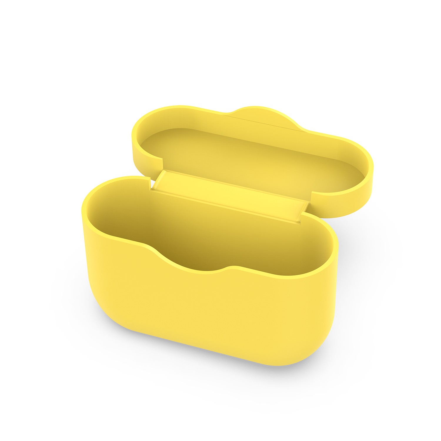 

Silicone Protective Case for Sony WF-1000XM3 Wireless Earphones Case Shockproof Scratch-Resistant - Yellow, Universal