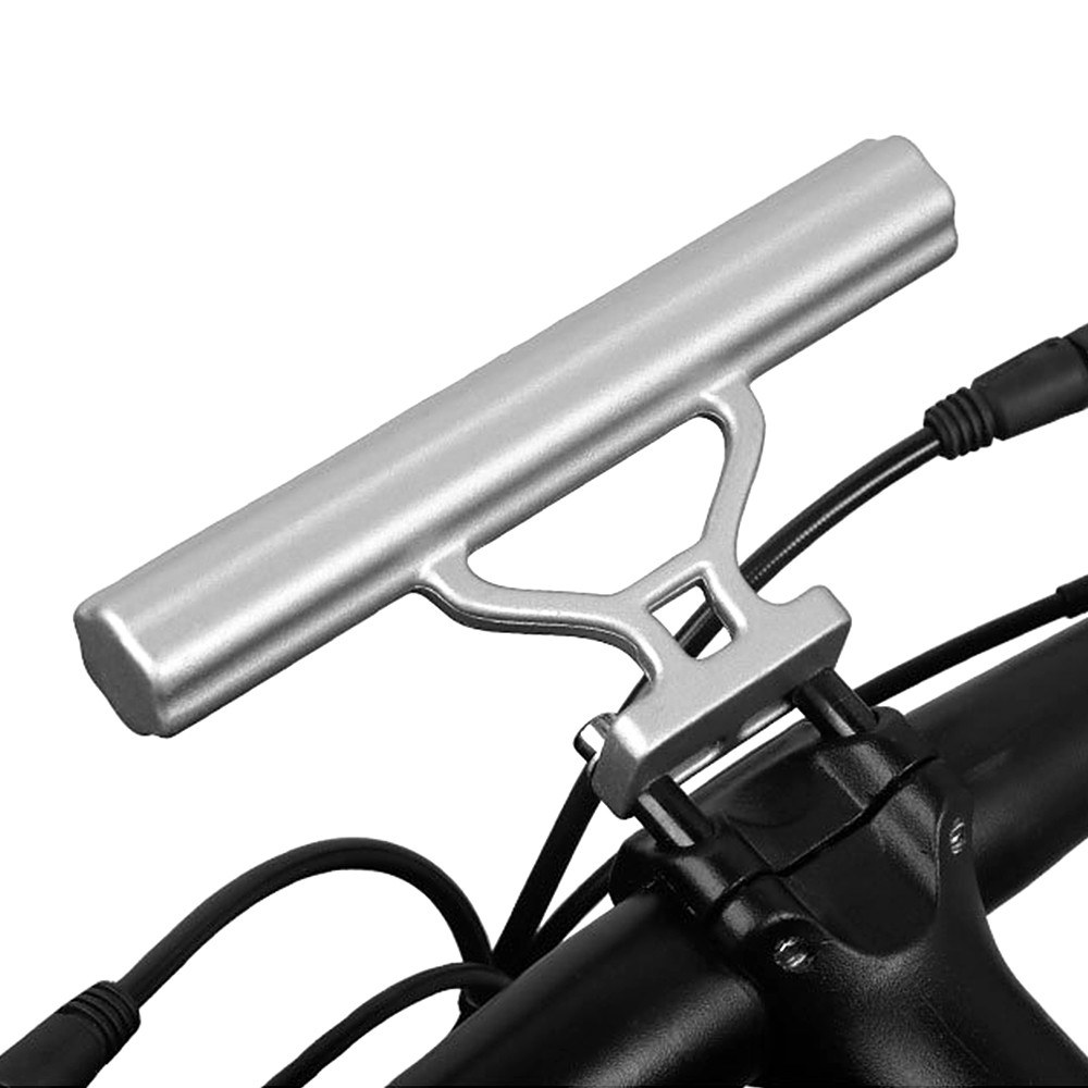 

Fahrradladungsbär Extender Aluminiumlegierung Bike -lenker -verlängerungshalterung Fahrradhalterhalter - Silber-