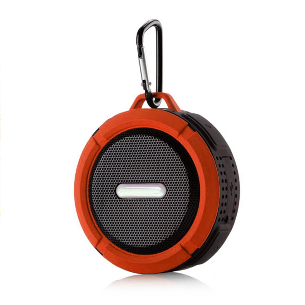 

Wireless Portable Speaker with Enhanced 3D Stereo Bass Sound - Orange