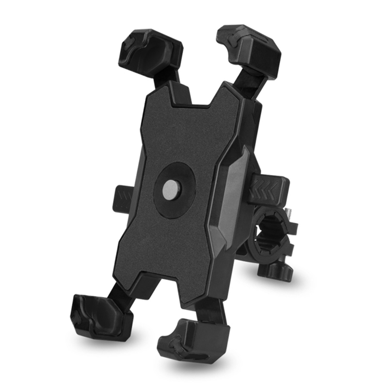 

Quick Lock Bicycle Mobiltelefonhalter 360 ° Rotation Einstellbare Motorrad -telefonhalterung - Schwarz