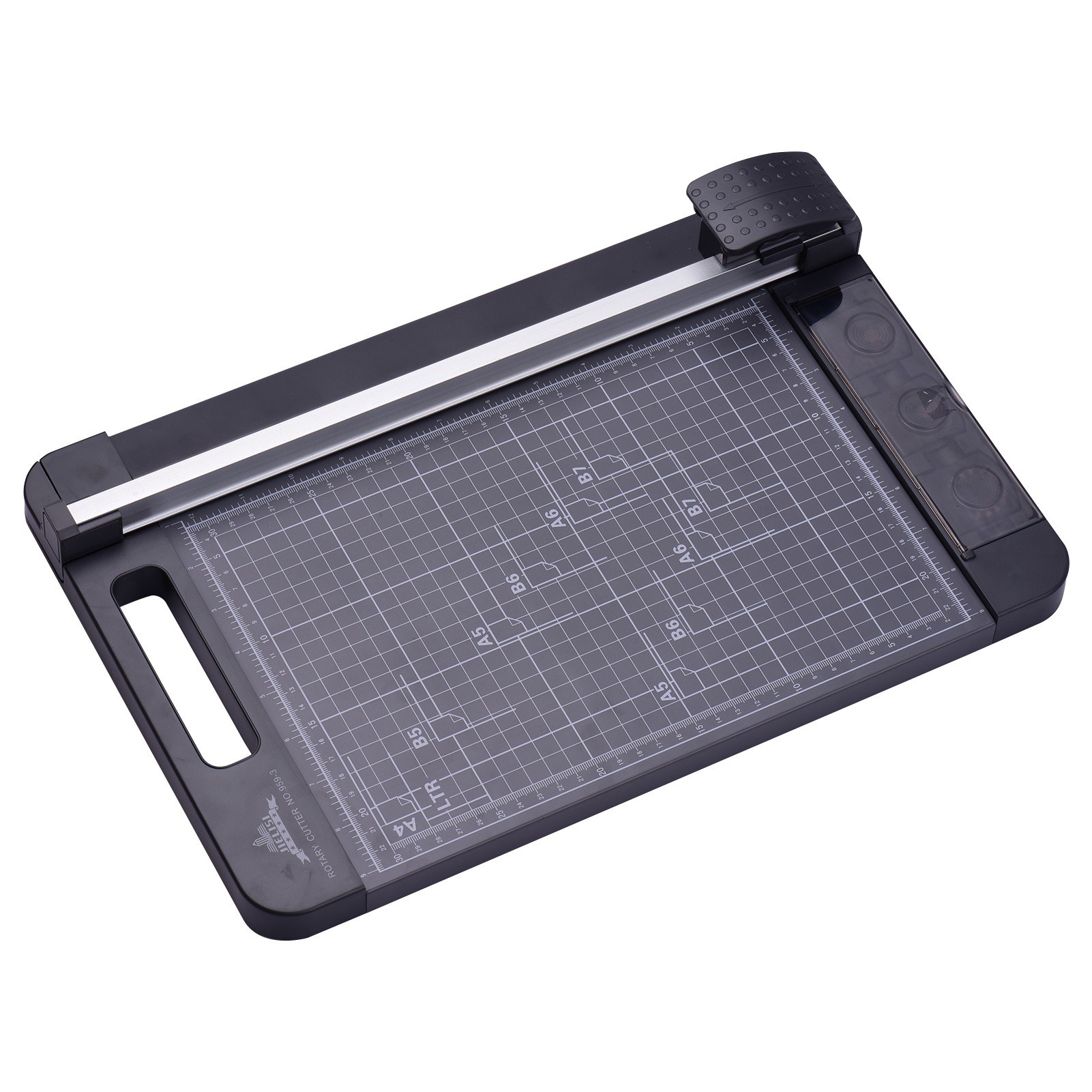 

JIELISI 3-in-1 Paper Trimmer Multi-Functional A4 Paper Craft Paper Card Photo Laminated Paper Scrapbook Cutter Straight Skip Wave Cutter - Black