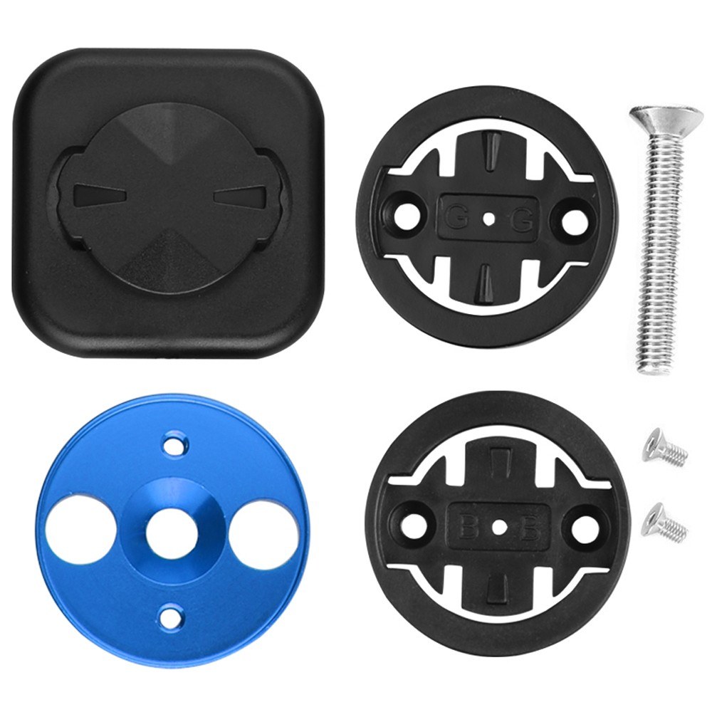 

Fahrrad Computerhalter Stamm Top Cap Stoppuhr Mobiltelefon Halterung Halterung Adapter Für Garmin Bryton - Blau