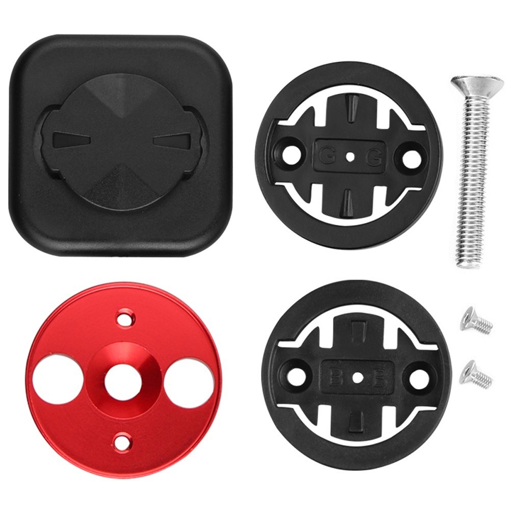 

Fahrrad Computerhalter Stamm Top Cap Stoppuhr Mobiltelefon Halterung Halterung Adapter Für Garmin Bryton - Rot