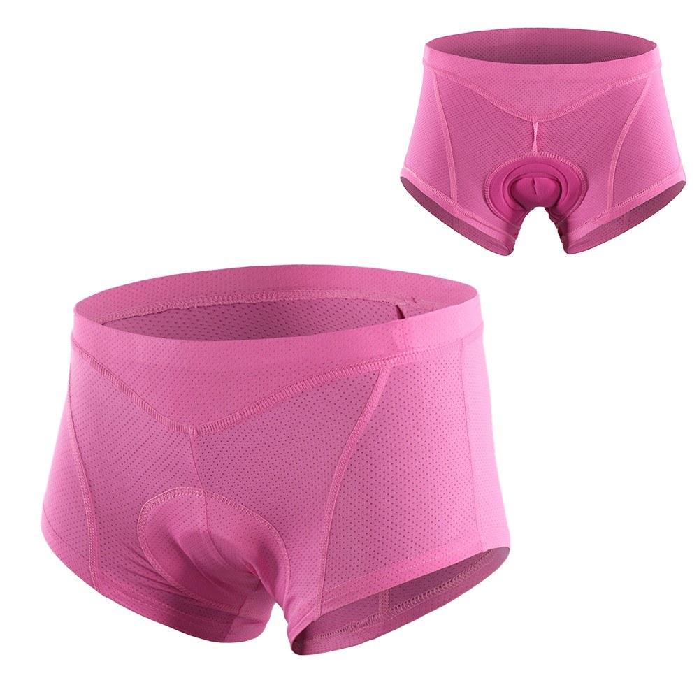 

Fahrradunterwäsche 3D Gelpolsterreiche Fahrrad-Slip Für Frauen - Rosa / S.