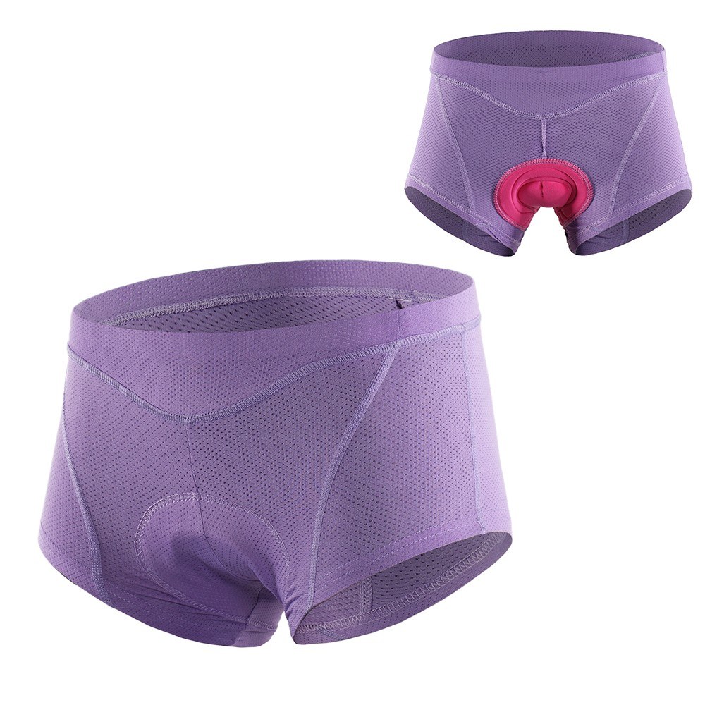 

Fahrradunterwäsche 3D Gelpolsterreiche Fahrrad-Slip Für Frauen - Lila / S.