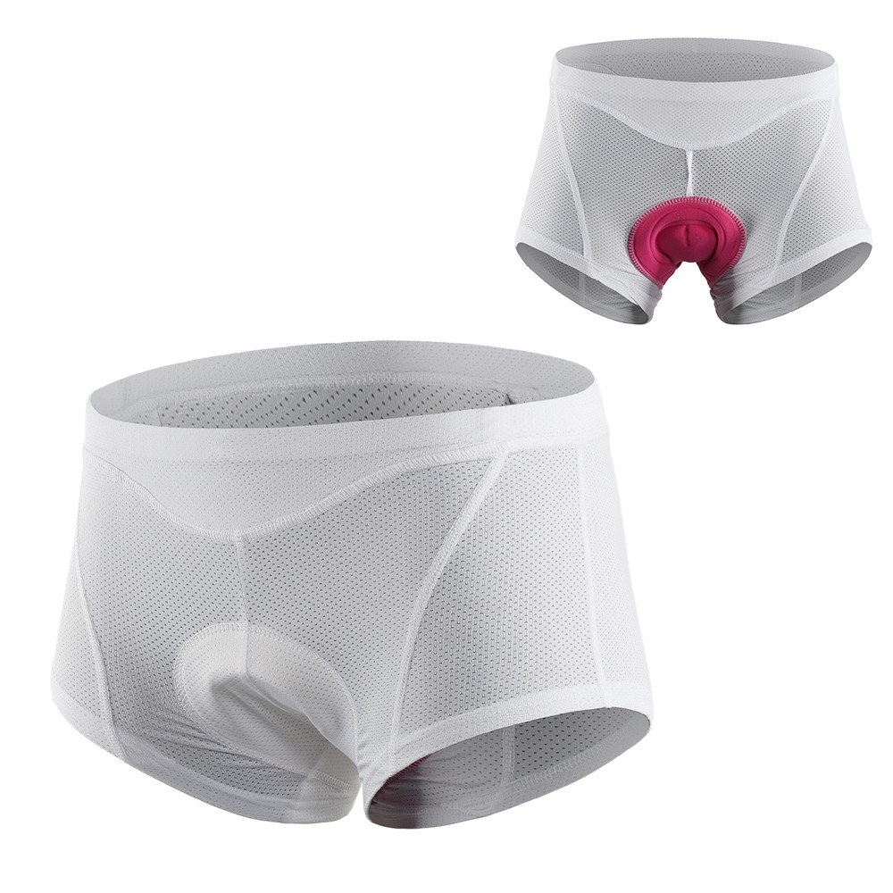 

Fahrradunterwäsche 3D Gelpolsterreiche Fahrrad-Slip Für Frauen - Weiß / M.