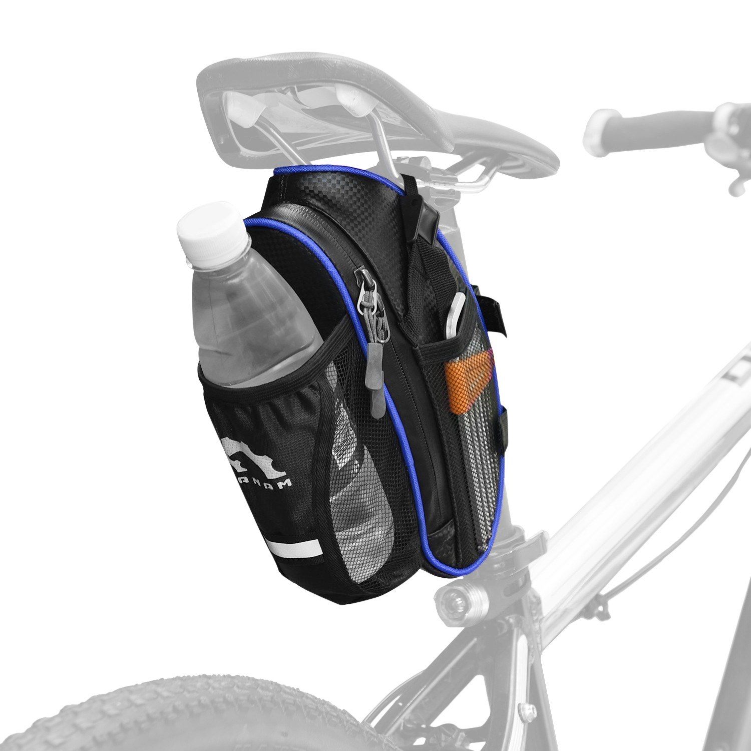 

Ysanam Reflektierendes Design Wasserfestes Radsportsattel-Tasche Für Mountainbike-Straße - Blau