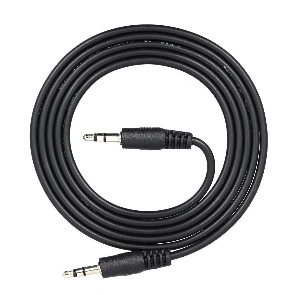 

1m 3,5 Mm Männlich Auf 3,5 Mm Männliches Audiokabel Anschlusskabel - Schwarz