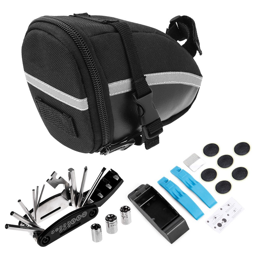 

Bike Repair Tool Kits Tragbare Fahrradtasche 16-in-1 Multi-Function Not-In-In-In-In-in-1-Fahrrad-Tool