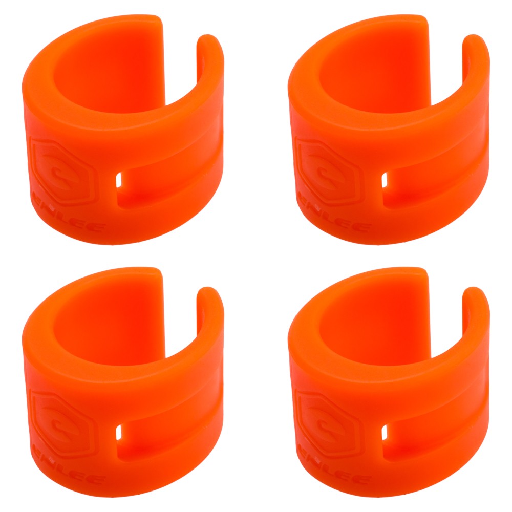 

4 Stücke Fahrrad Rahmen Protector Radfahren Kettenstaild Protector Fahrrad Kette Bleib Wachen - Orange