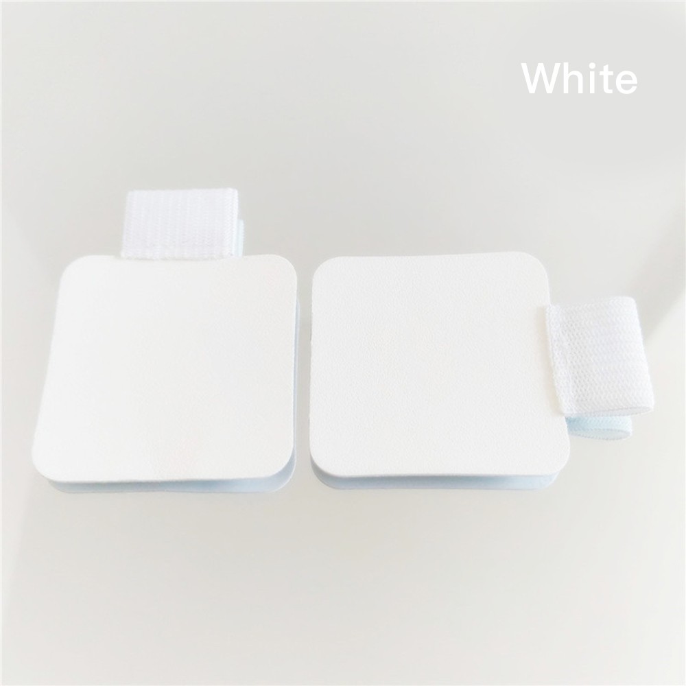

Self-adhesive Leather Holder Pencil Elastic Loop Pen Clip Sticker - White