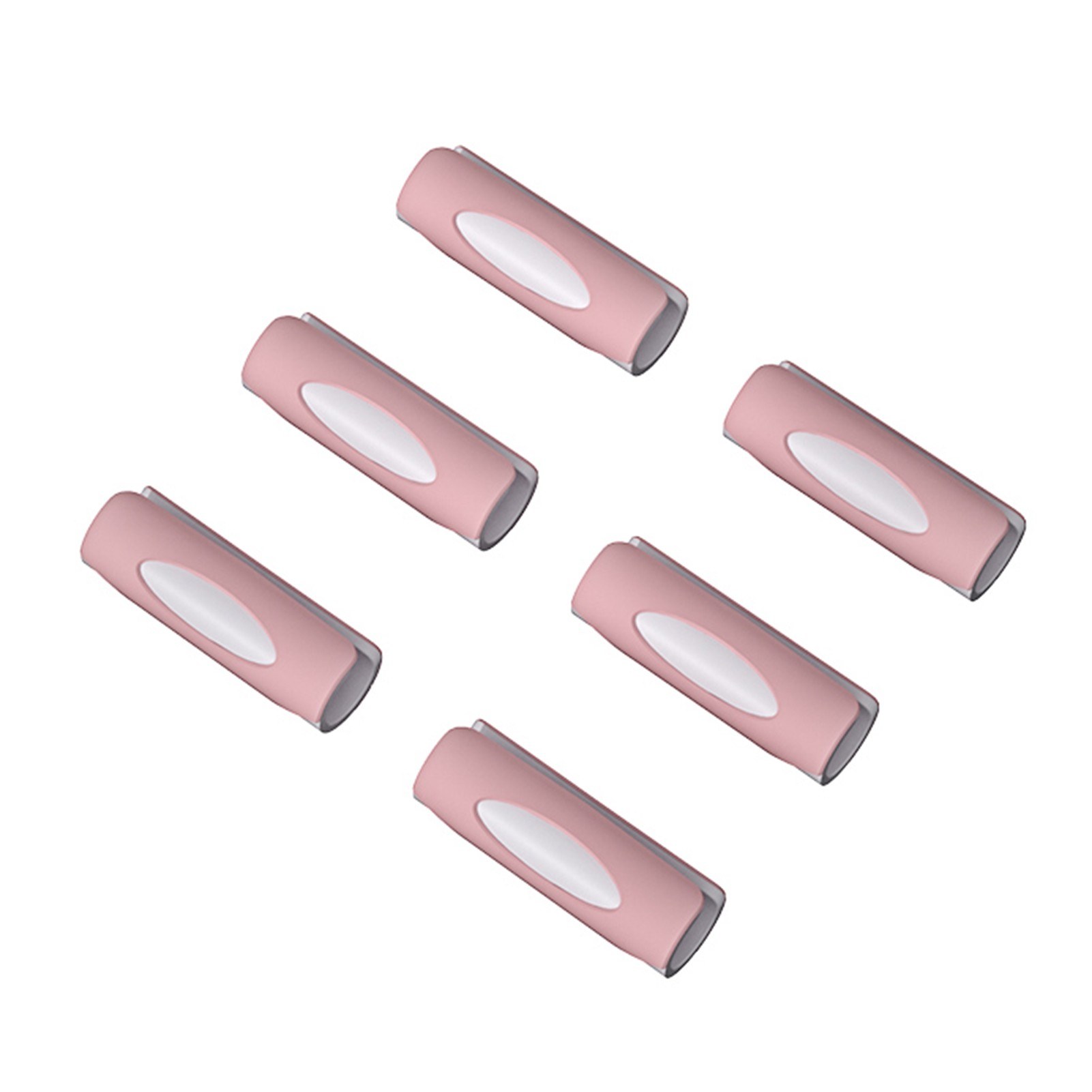 

6pcs Bed Sheet Grippers Holders Multi-Functional Sheet Fasteners Anti-Skid Clip Set for Keeping Sheets on Mattress - Pink