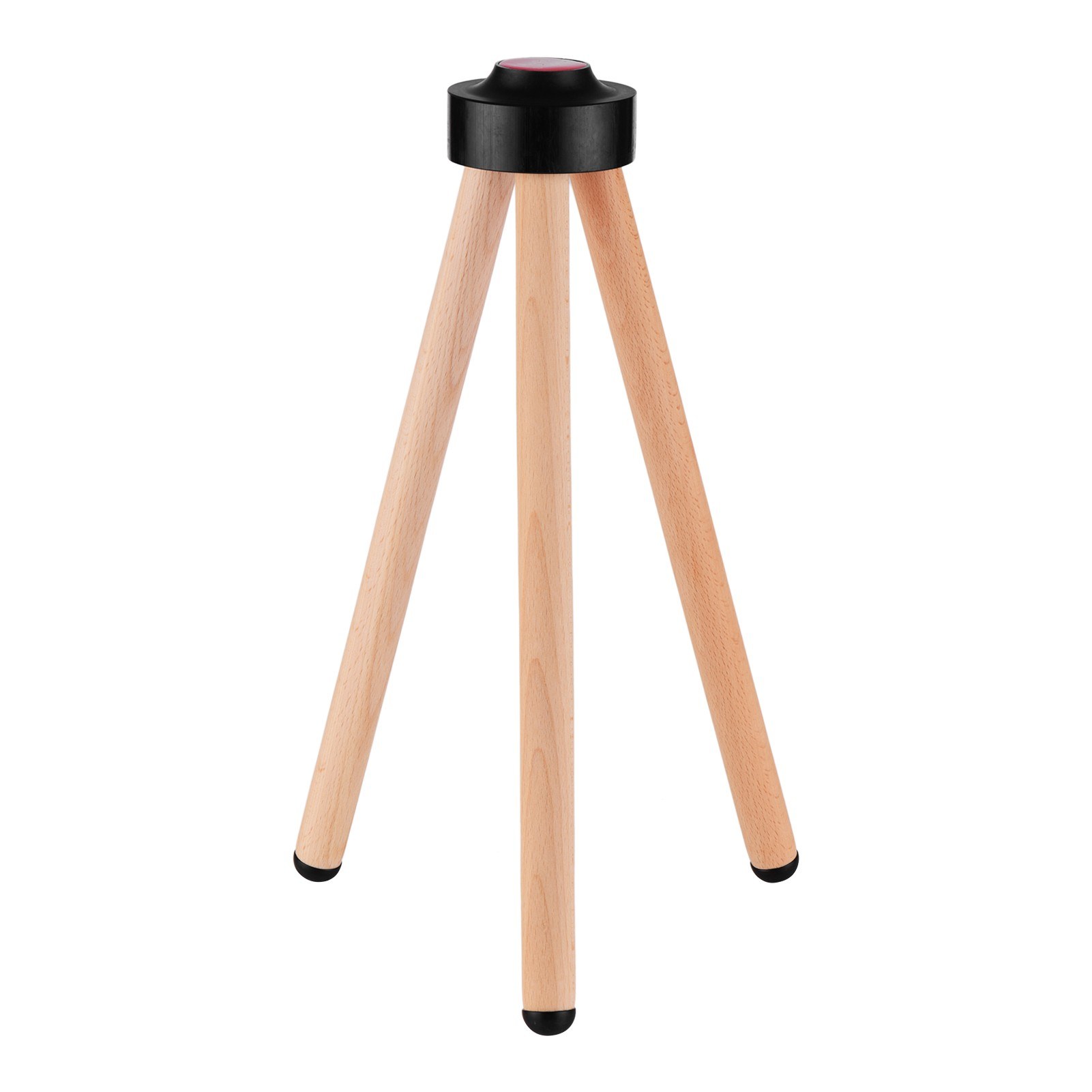 

40cm Beech Solid Wood Smart Speaker Floor Stand Speaker Holder Tripod for Apple HomePod - Black, Other Apple Models