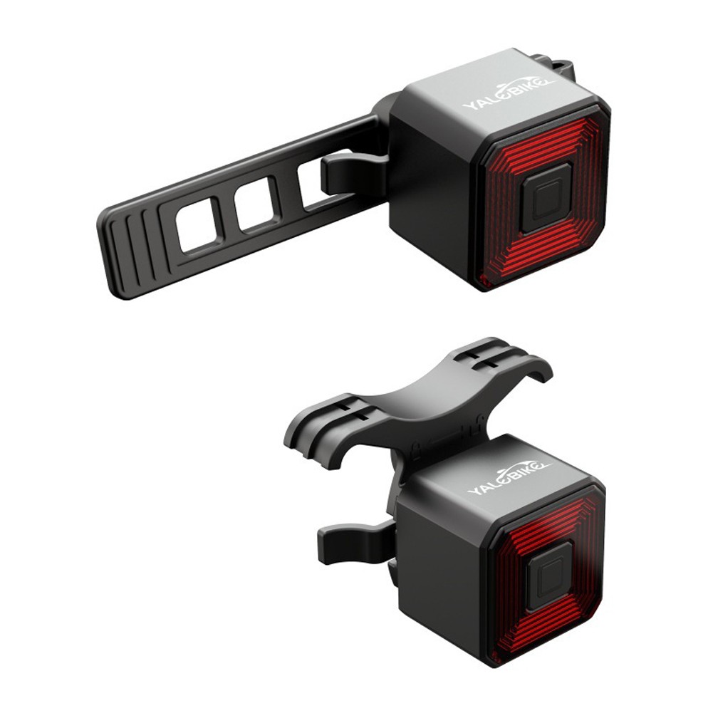 

Smart Bike Night Riding Rückhöhlenlicht USB Wiederaufladbares Auto -ein-/aus -blitzlampe Mit 6 Lichtmodi