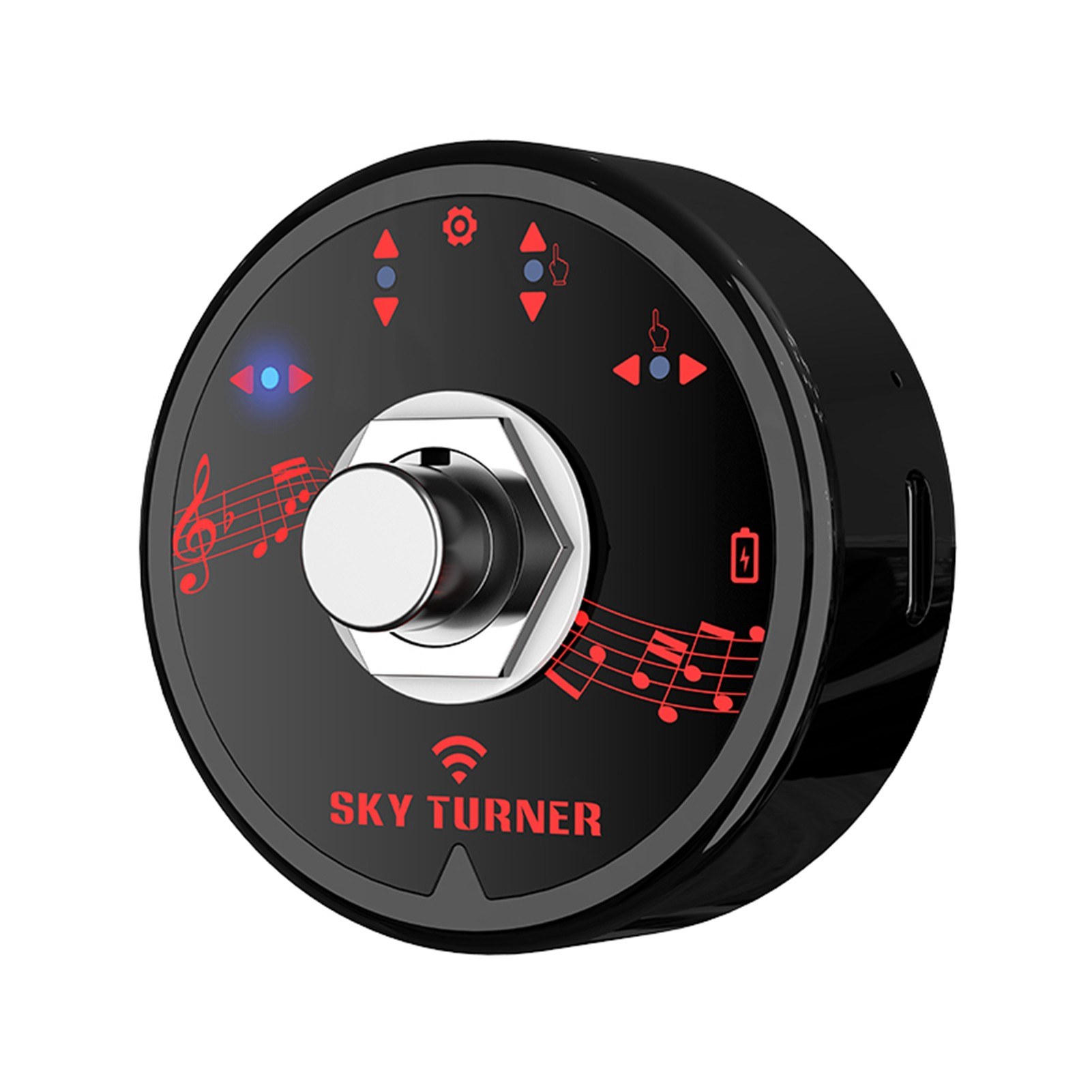 

ST-1 Bluetooth-Seite Turner Pedal Wiederaufladbare Wireless 4 Modi Fußschalter Für Tablet Phone Electronic Music Scores E-Books