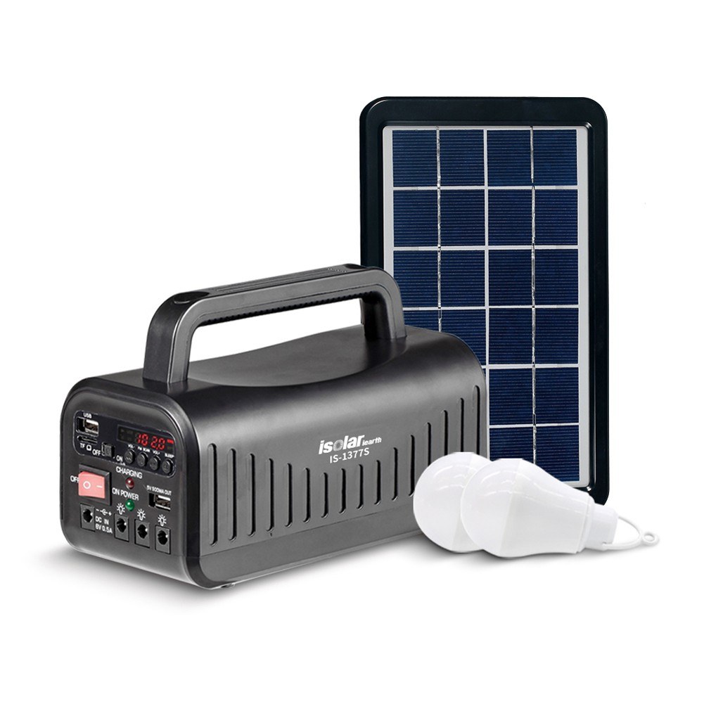 

Isolar Multifunktionales Mini Tragbares Solar-Radio Mit USB-Speicherkarte MP3-Musikspielfunktion Outdoor Camping-Notbeleuchtungssystem