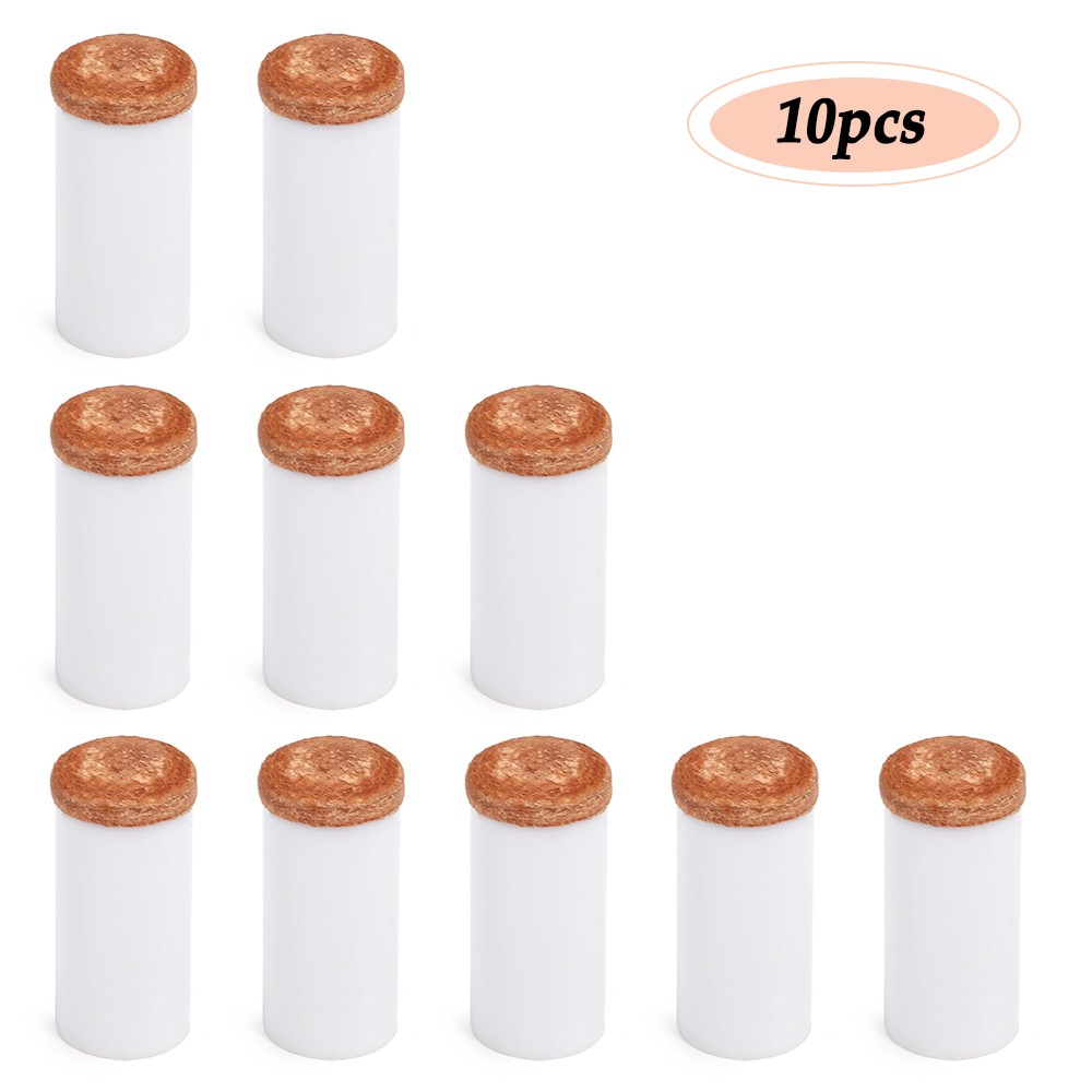 

10pcs 12mm Universal Cue Tippers Ersatzschrauben-billard-tipps Mit Pool-stichproben
