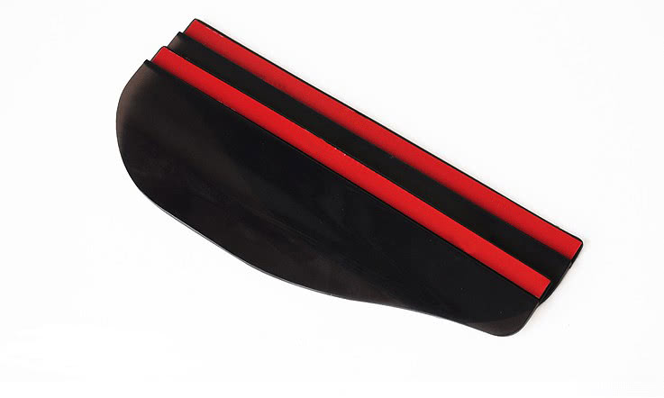 

2pcs PVC -auto Rückspiegelregen Regen Schatten Aufkleber Augenbrauen Visor Schatten Schild Wasserschutz - Schwarz